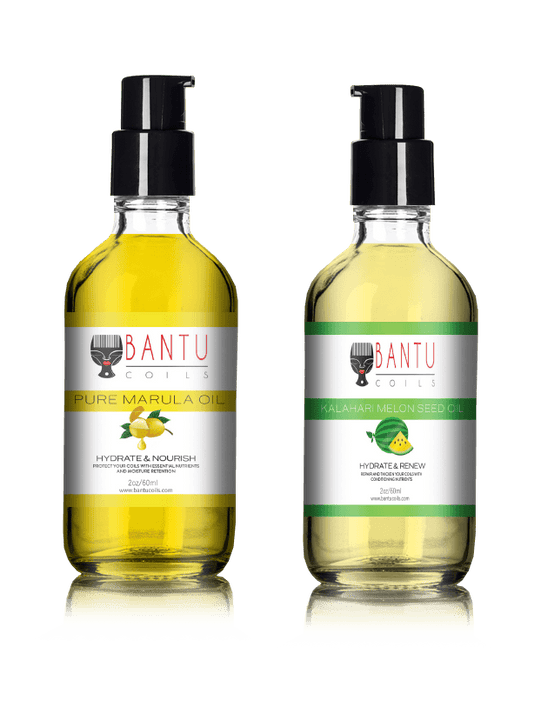 Hydrate and Nourish Pure Marula Oil and Kalahari Melon Seed Oil Bundle