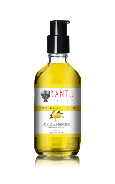 Hydrate and Nourish Pure Marula Oil and Kalahari Melon Seed Oil Bundle - Bantu Coils