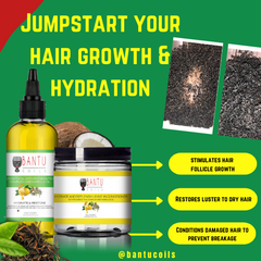 Hydrate and Replenish Leave-in Conditioner & Growth Oil Bundle